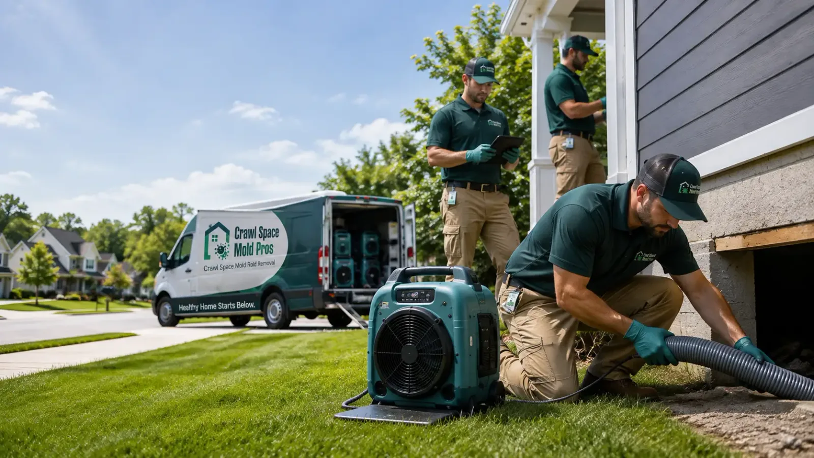Crawl Space Mold Removal in Hershey, PA